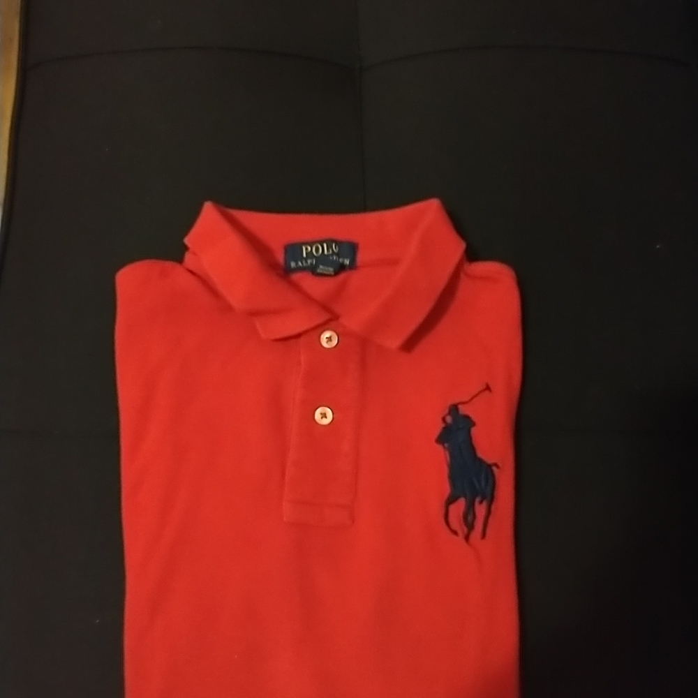 Polo Ralph Lauren Shirt, Medium,Red